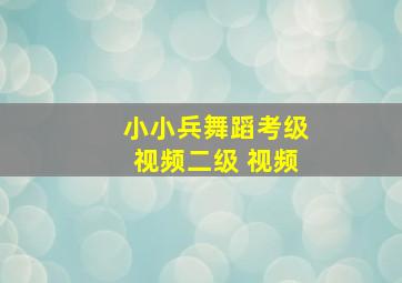 小小兵舞蹈考级视频二级 视频